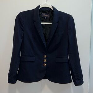 Buckley tailors Navy blue cropped women’s jacket